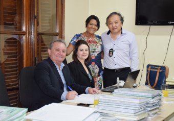 Gilberto, Fabiana, Janir e Clóvis