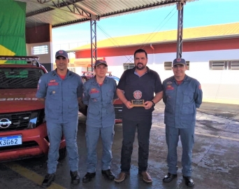Prefeito Jô Silvestre é homenageado em solenidade no Corpo de Bombeiros