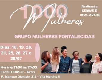 SEBRAE oferece capacitação sobre empreendedorismo feminino em Avaré