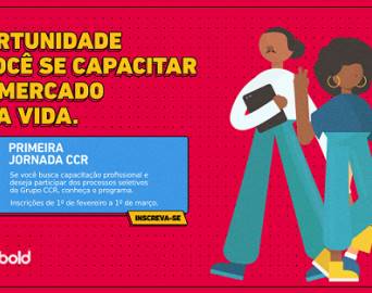 Inscrições abertas para o Programa Primeira Jornada CCR