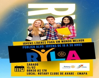 Rotary Club de Avaré realiza palestras para jovens. Inscreva-se!