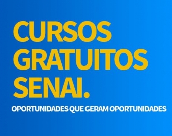 Senai oferece cursos de Assistente de Recursos Humanos e Auxiliar de Almoxarife