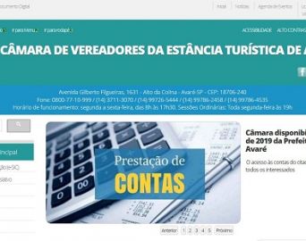 Câmara disponibiliza balanço de 2019 da Prefeitura de Avaré