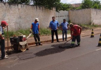 Operação Tapa-buracos está interrompida por mandado de segurança