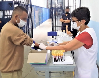 Penitenciária II de Avaré realiza testagem em massa de Covid-19