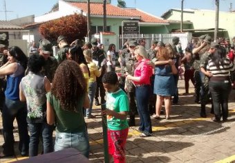 Entrega das rosas