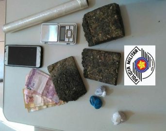 Polícia Militar prende três pessoas por tráfico de drogas em Avaré