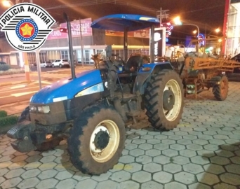 Polícia Militar recupera equipamento agrícola furtado em Arandu