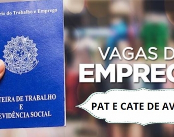 PAT E CATE de Avaré oferecem quase 70 vagas de emprego. Confira!