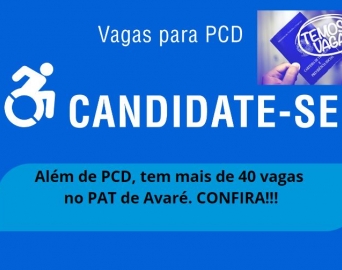 PAT de Avaré tem mais de 40 vagas de emprego disponíveis. Confira!