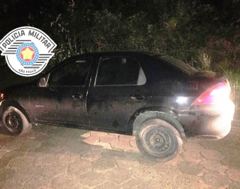 Veículo furtado em São Paulo é recuperado pela Polícia Militar de Avaré
