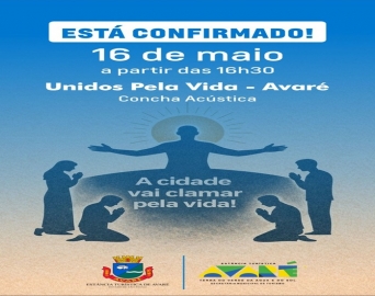 Unidos Pela Vida mobiliza Avaré em evento de fé, esperança e cuidado