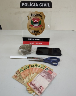 Investigado por tráfico é preso em flagrante com 150 gramas de maconha