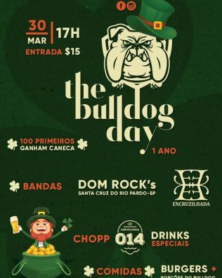 The Bulldog Pub festeja o seu primeiro aniversário