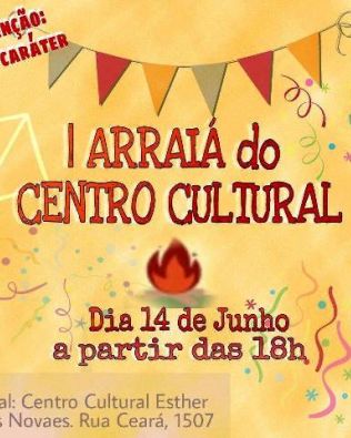 1º Arraiá do Centro Cultural será na quarta-feira, 14