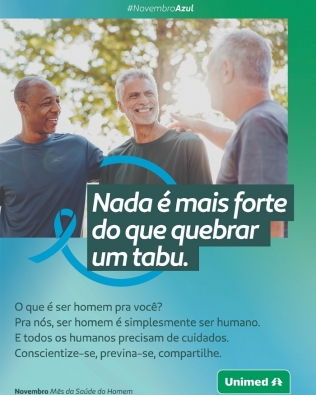 Unimed Avaré realiza campanha Novembro Azul para alertar sobre o câncer de próstata