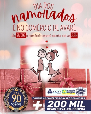 Comércio de Avaré fica aberto até às 22 horas na sexta-feira, dia 09